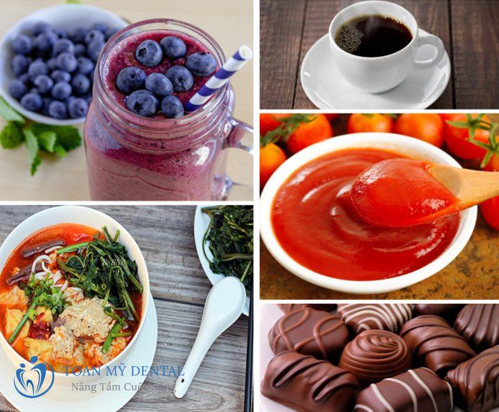 Thực phẩm nên kiêng sau khi tẩy trắng răng